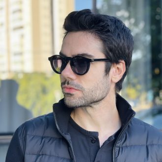 safine com br oculos 2 em 1 clip on masculino redondo preto e tartaruga marlon 3