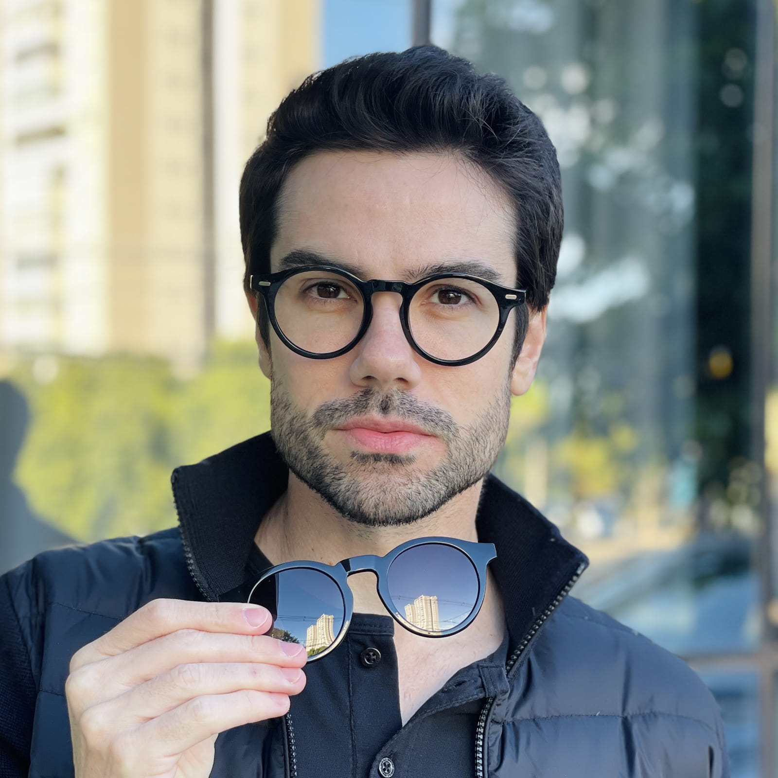safine com br oculos 2 em 1 clip on masculino redondo preto e tartaruga marlon 4 safine com br oculos 2 em 1 clip on masculino redondo preto e tartaruga marlon 4
