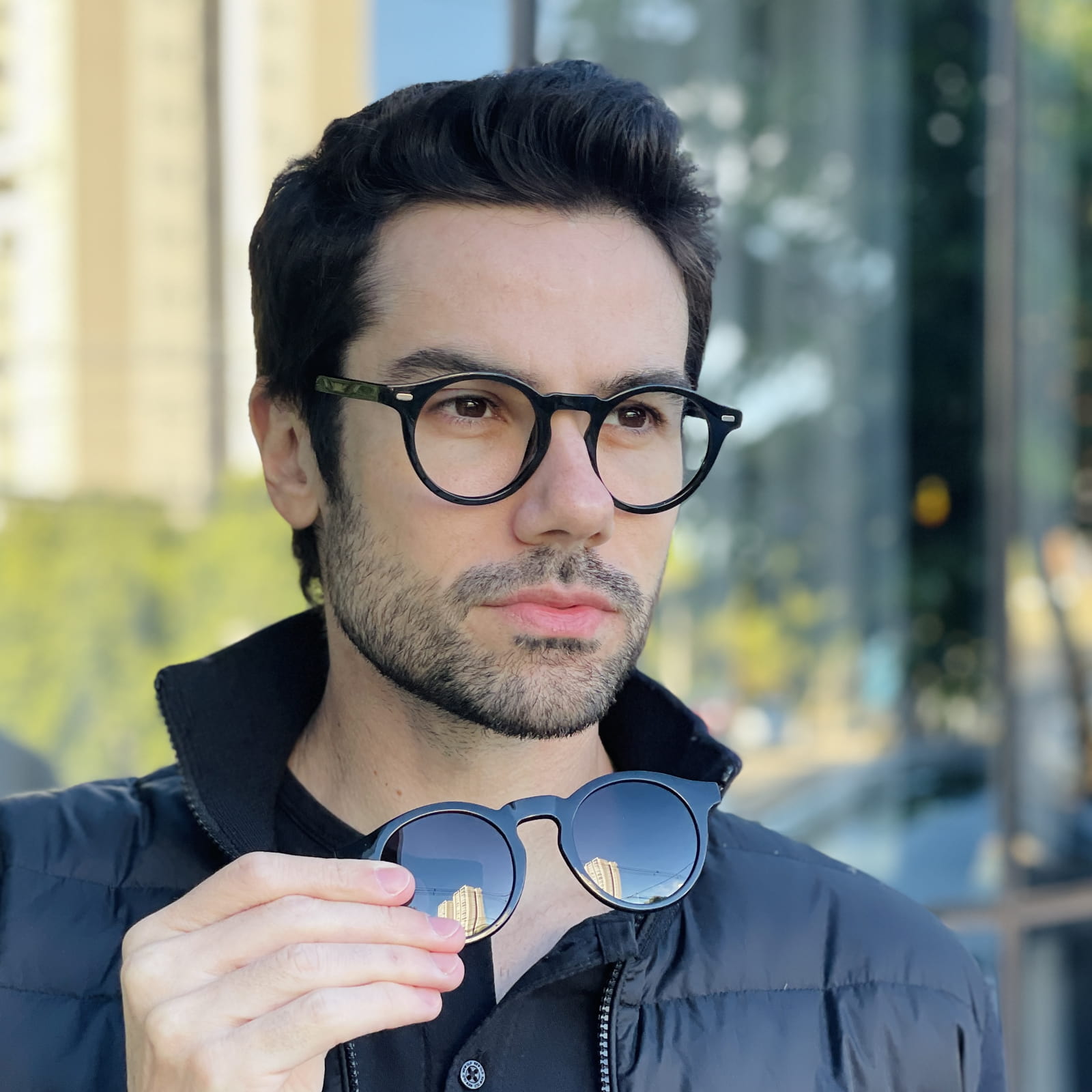 safine com br oculos 2 em 1 clip on masculino redondo preto e tartaruga marlon 5 safine com br oculos 2 em 1 clip on masculino redondo preto e tartaruga marlon 5