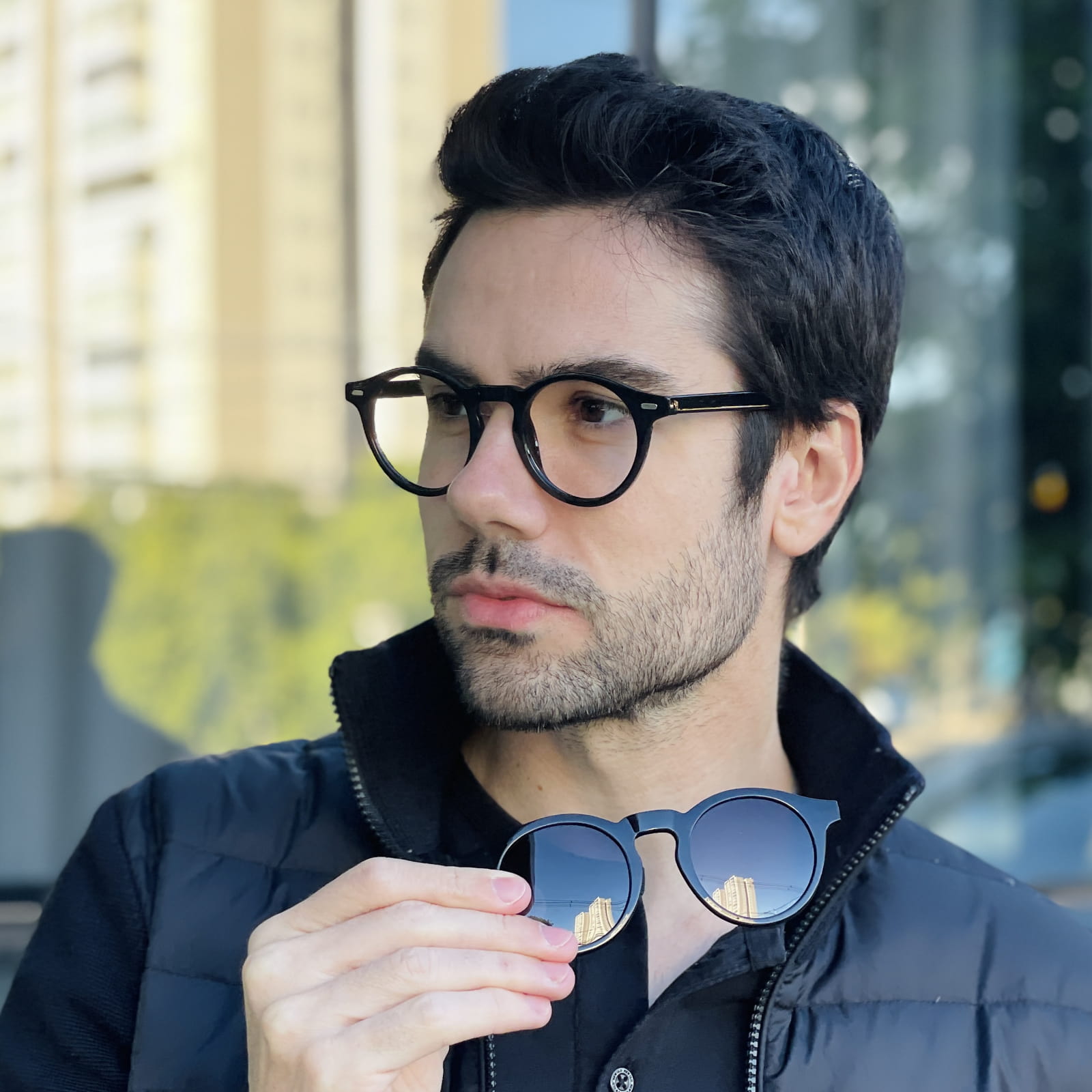 safine com br oculos 2 em 1 clip on masculino redondo preto e tartaruga marlon 7 safine com br oculos 2 em 1 clip on masculino redondo preto e tartaruga marlon 7