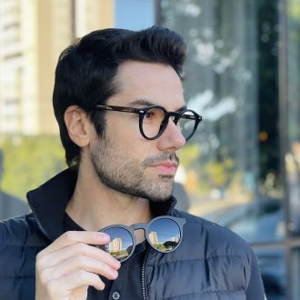 safine com br oculos 2 em 1 clip on masculino redondo preto marlon 2 0 6