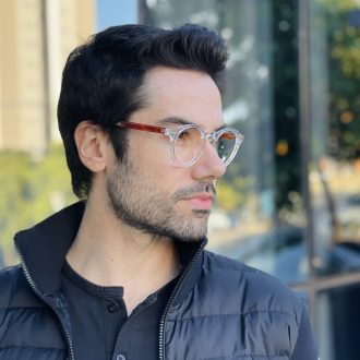 safine com br oculos 2 em 1 clip on masculino redondo transparente marlon 10