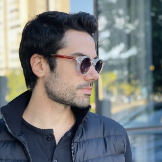 safine com br oculos 2 em 1 clip on masculino redondo transparente marlon 2