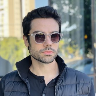 safine com br oculos 2 em 1 clip on masculino redondo transparente marlon