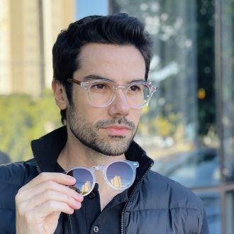 safine com br oculos 2 em 1 clip on masculino redondo transparente marlon 5