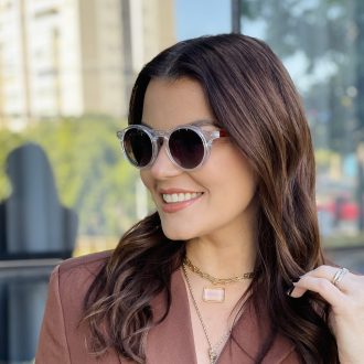 safine com br oculos 2 em 1 clip on redondo transparente grazi