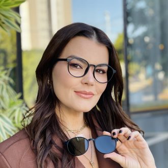 safine com br oculos 3 em 1 clip on redondo preto e verde agnes 7