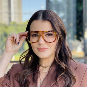 safine com br oculos de grau feminino aviador rajado cleo 3 0 1