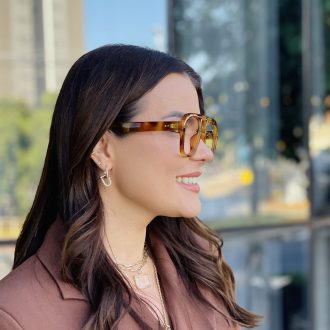 safine com br oculos de grau feminino aviador rajado cleo 3 0 2