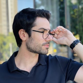 safine com br oculos de grau masculino aviador preto tiago 2 0 2