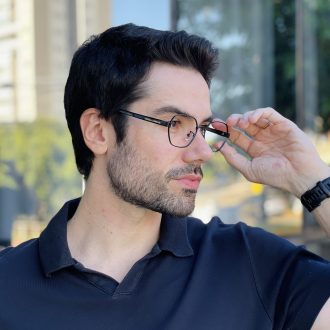 safine com br oculos de grau masculino hexagonal preto noah 2 0 2