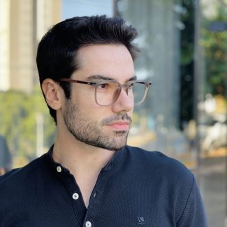 safine com br oculos de grau masculino quadrado cinza gael 2 0 1