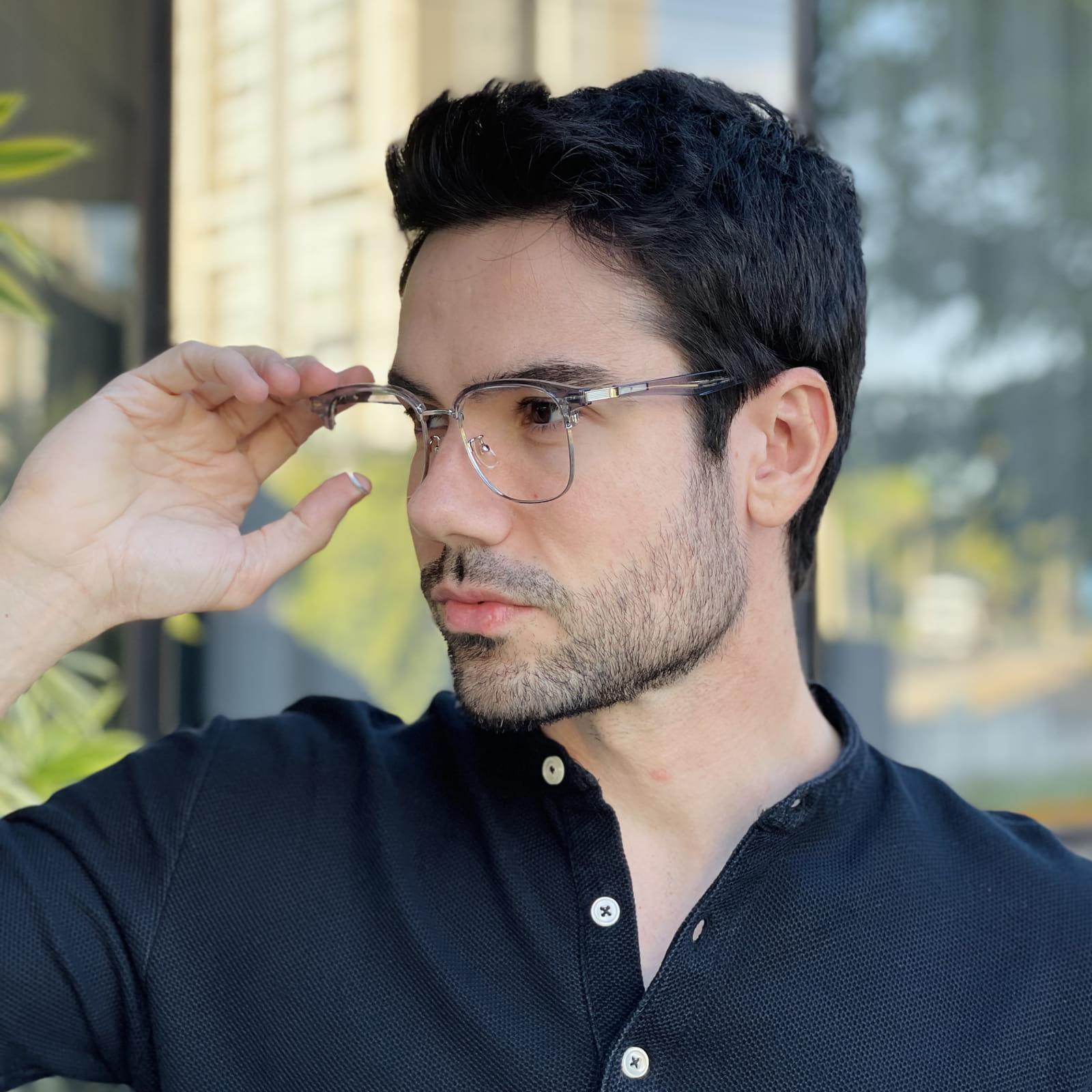safine com br oculos de grau masculino quadrado cinza miguel 2 0 3 safine com br oculos de grau masculino quadrado cinza miguel 2 0 3
