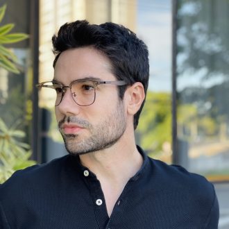 safine com br oculos de grau masculino quadrado marrom fosco miguel 2 0 3