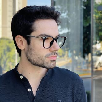 safine com br oculos de grau masculino quadrado preto gael 2 0 2