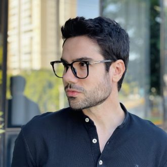 safine com br oculos de grau masculino quadrado preto gael 2 0 3