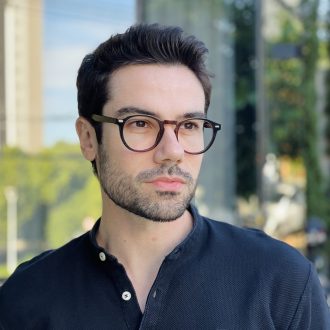 safine com br oculos de grau masculino redondo marrom henry 2 0 1