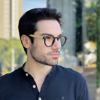 safine com br oculos de grau masculino redondo preto fosco henry 2 0 2