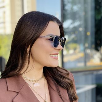 safine com br oculos de sol feminino quadrado cinza tarsila 2
