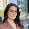 safine com br oculos de sol feminino quadrado marrom tarsila 3