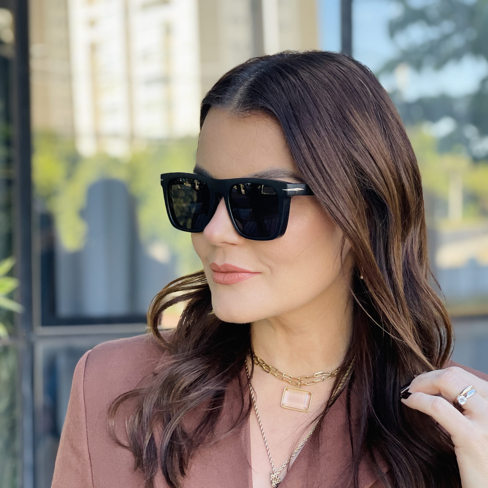 safine com br oculos de sol feminino quadrado preto fosco hanna safine com br oculos de sol feminino quadrado preto fosco hanna