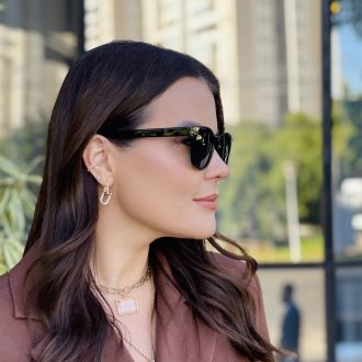 safine com br oculos de sol feminino redondo preto kim 2