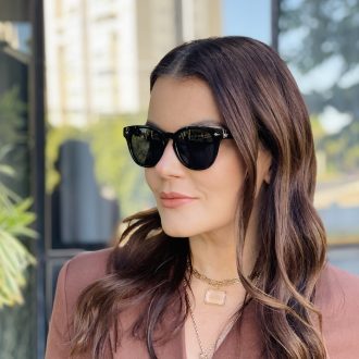 safine com br oculos de sol feminino redondo preto kim
