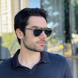 safine com br oculos de sol masculino aviador grafite jorge 1