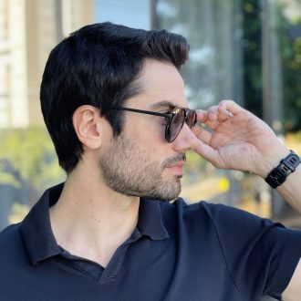 safine com br oculos de sol masculino aviador preto jorge 2