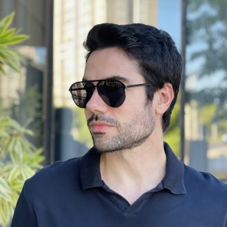 safine com br oculos de sol masculino aviador preto jorge 3