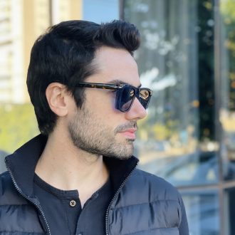 safine com br oculos de sol masculino quadrado azul oliver 2
