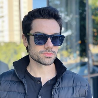 safine com br oculos de sol masculino quadrado azul oliver