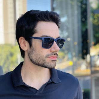safine com br oculos de sol masculino quadrado azul xavier 1