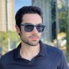 safine com br oculos de sol masculino quadrado azul xavier