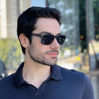 safine com br oculos de sol masculino quadrado cinza jean 1