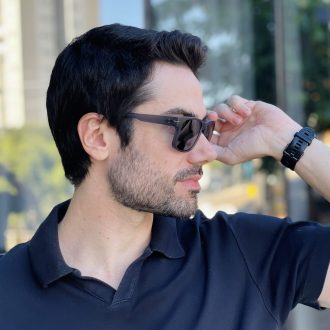 safine com br oculos de sol masculino quadrado cinza jean 2