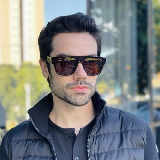 safine com br oculos de sol masculino quadrado marrom bento