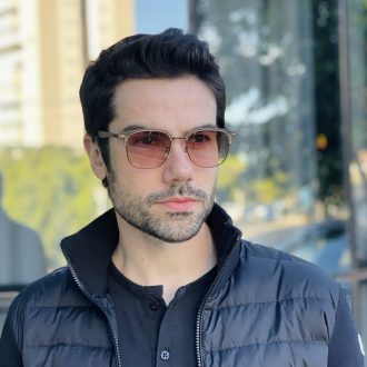 safine com br oculos de sol masculino quadrado marrom fosco miguel