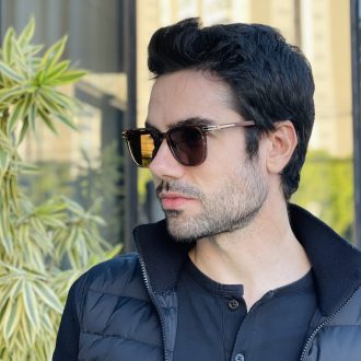 safine com br oculos de sol masculino quadrado marrom gael 3