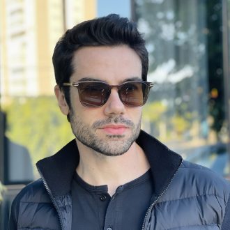 safine com br oculos de sol masculino quadrado marrom gael