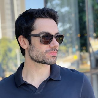 safine com br oculos de sol masculino quadrado marrom jean 1