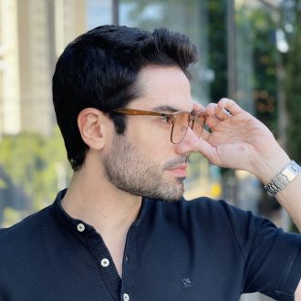 safine com br oculos de sol masculino quadrado marrom miguel 2