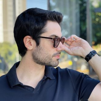 safine com br oculos de sol masculino quadrado marrom otavio 2