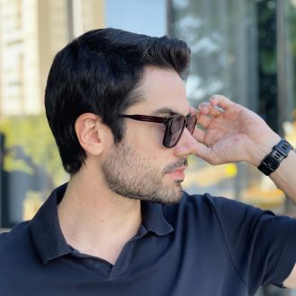 safine com br oculos de sol masculino quadrado marrom xavier 2