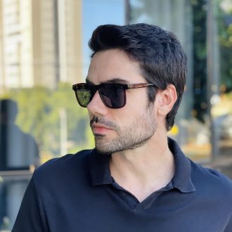safine com br oculos de sol masculino quadrado marrom xavier 3