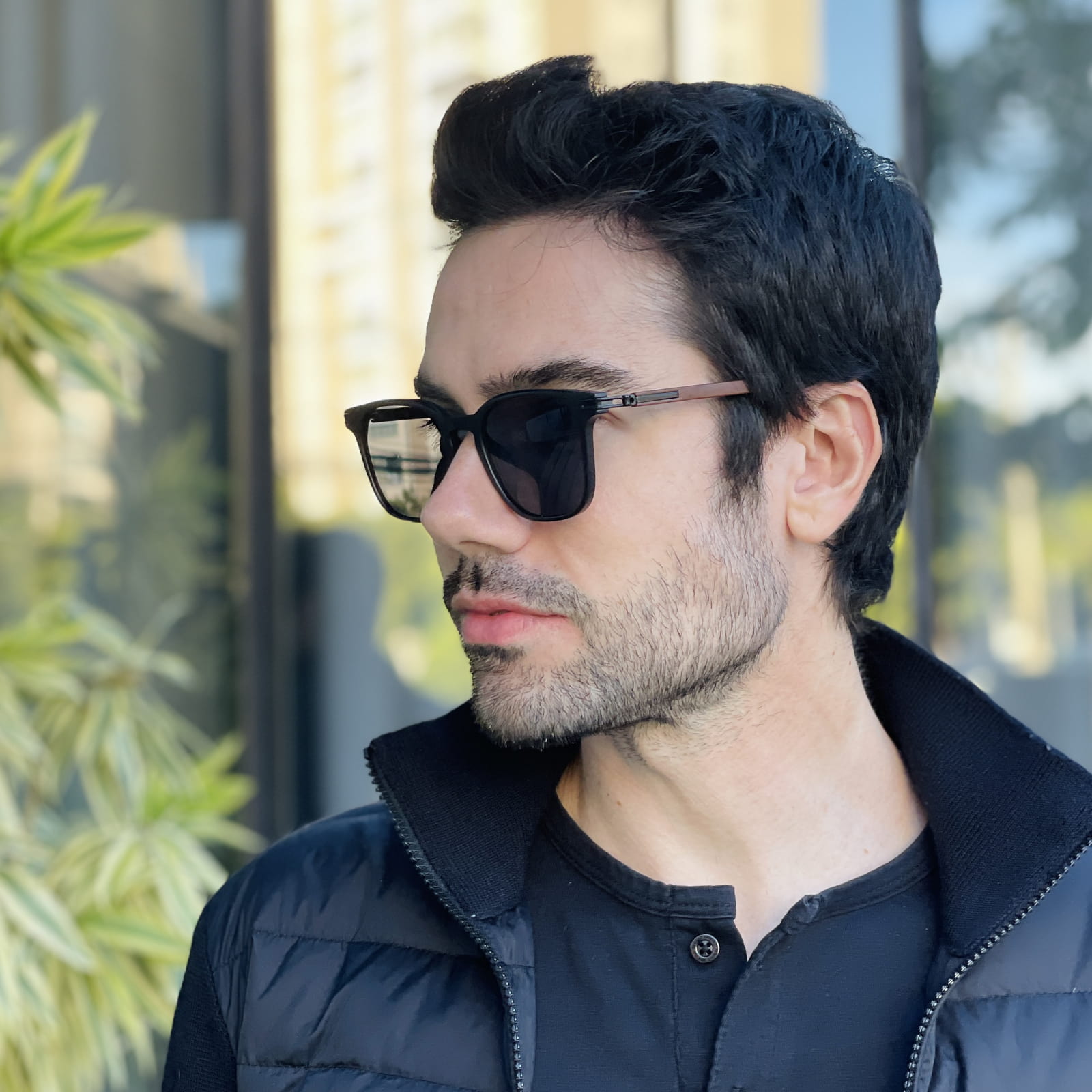 safine com br oculos de sol masculino quadrado preto fosco gael 3 safine com br oculos de sol masculino quadrado preto fosco gael 3