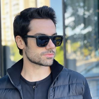 safine com br oculos de sol masculino quadrado preto fosco oliver 1