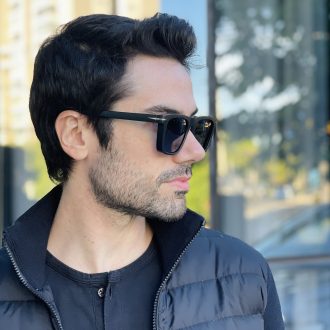safine com br oculos de sol masculino quadrado preto fosco oliver 2