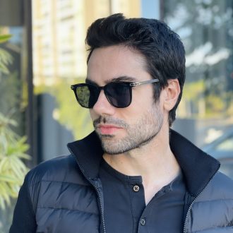 safine com br oculos de sol masculino quadrado preto gael 3