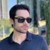 safine com br oculos de sol masculino quadrado preto jean
